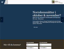 Tablet Screenshot of abiskomountainlodge.se